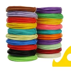 Refil Filamento Pla Kit 20 Cores 100 M Caneta 3d Impressora