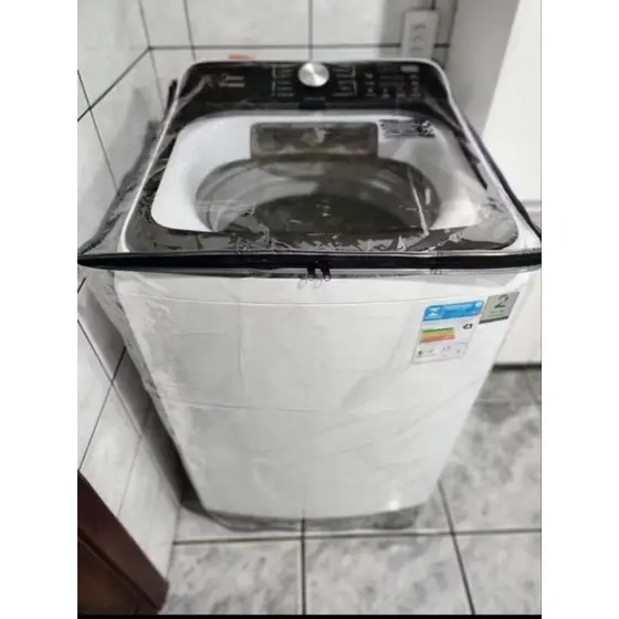 Capa Máquina de Lavar PVC Transparente,Sob Medida Para Sua Máquina (obs) Entrar em contato com vendedor