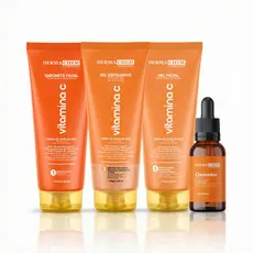 Kit Skin Care Facial Melasma Dermachem Sabonete Gel Esfoliante e Sérum Clareador