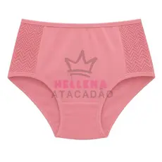 Kit 10 Calçolas Senhora Reforçada Calcinha Feminina Com Renda Cós Alto Básica Tangão