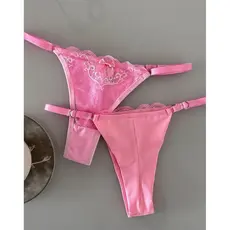 Kit de Calcinhas Fio Duplo com renda e alça na lateral– Conforto e Sensualidade – Pronta Entrega, bruninha