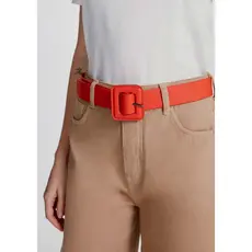 Cinto Feminino Sintético Com Fivela Quadrada