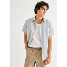 Camisa Masculina Slim Manga Curta