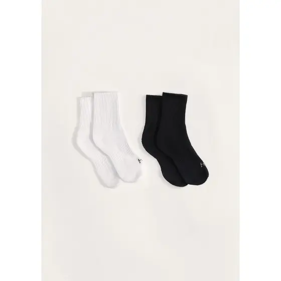 Kit 2 Pares de Meia Esportiva Cano Longo