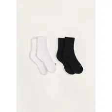 Kit 2 Pares de Meia Esportiva Cano Longo