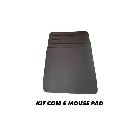 Kit 5 Mouse pad/Suporte Para Mouse/ Tapete de mesa/Escritorio