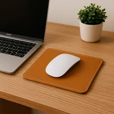 Apoio de Mouse Luxo Escritório Gamer Costura Premium Antiderrapante
