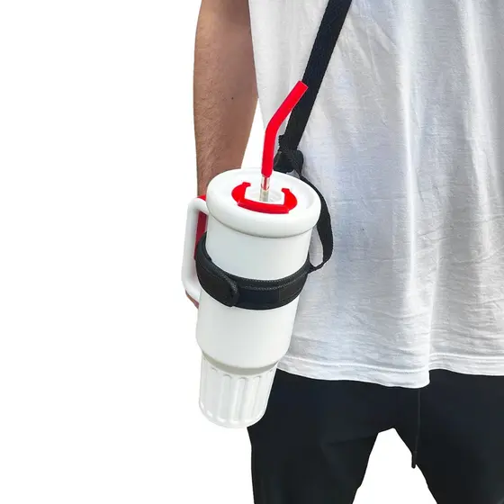 Tirante  Para Copos Garrafas Térmicas/ Alça ajustavél/ Caminhada/ carnaval/ Envio Imediato