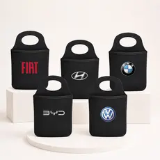 Lixeira Automotiva Neoprene Acolchoada Porta Lixo Universal Para Carro Caminhonete SUV
