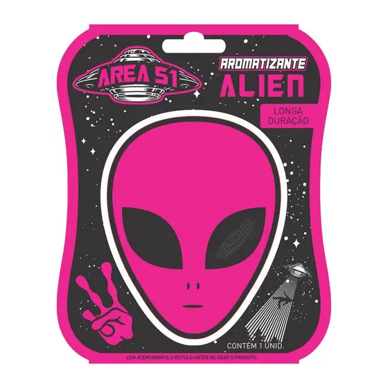 Aromatizante Miniatura Area 51 Rosa Centralsul