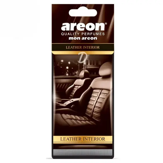 Aromatizante Odorizador Aumtomotivo Cheirinho Perfume Areon Cor Mon Leather Interior
