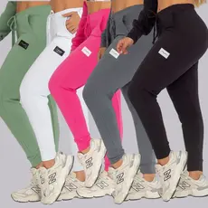 Calça Jogger Feminina Moletom Inverno Comfy Moletinho AVA Fitness