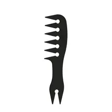 Pente de Cabelo Barber Short Wick Santa Clara