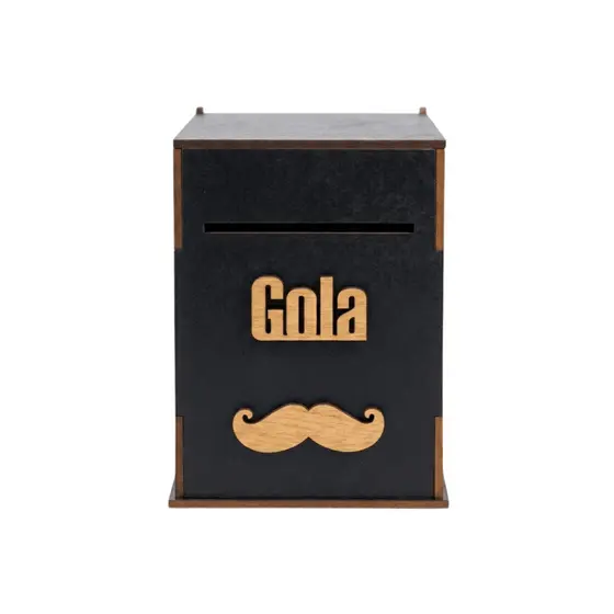 Porta Gola Higiênica  para Bancada MDF Preto