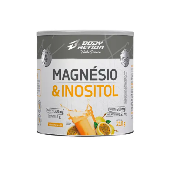 Suplemento de Magnésio e Inositol 210g Bodyaction