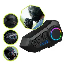 Fone Ouvido Bluetooth Para Capacete Moto Microfone Sem Fio