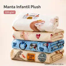 Manta Mantinha Coberta Cobertor Infantil SOLTEIRO Plush Criança Estampado Princesa Bailarina Raposa Arco Iris Dinossauro