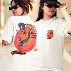 Camiseta Feminina Treino Perna Meme Frente e Costas Academia Roupas de Treino Blusa de Algodão Camisa Oversized Gym