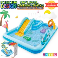 Lançamento! Piscina Inflável Playground 493L Intex – Aventura na Floresta | Playground Aquático