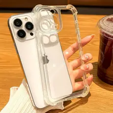 Kit 2 Capinha Para Iphone Anti Impacto Transparente Tpu  Para IPhone 11 12 13 14 15 16 Pronto Entrega