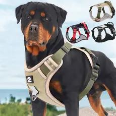 Peitoral Coleira Super Reforçada Refletiva C/ Regulagem Cachorro Grande e Médio Porte Passeio Pet