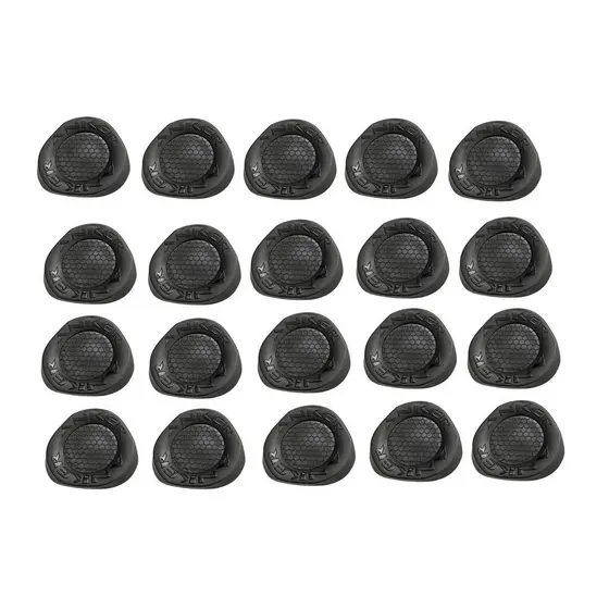 kit 20 Apoio Pezinho Lateral polimero Descanso Base Tapete Moto