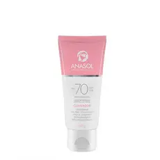 Protetor solar facial anasol clareador fps 70 com 60g
