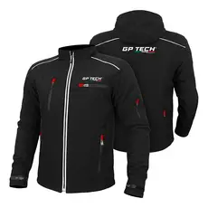 JAQUETA MOTOCICLISTA GP TECH SOFT CASUAL RESISTENTE À ÁGUA C/ PROTEÇÕES