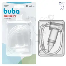 Aspirador Nasal Buba Bebê Sucção Manual Desobstrui Nariz Com Estojo Fácil Limpeza