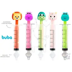 Lavagem Nasal Bebê Buba Zoo Seringa Aspirador Limpeza Nasal Infantil Desentupir Nariz