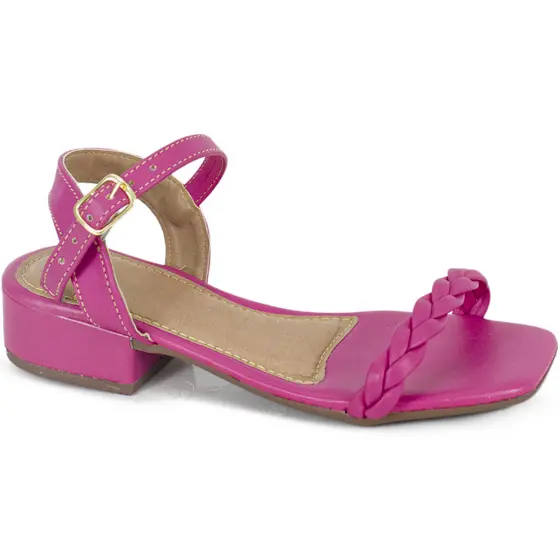 Sandália Infantil Para Meninas Macia E Delicada Salto Baixo Envio Imediato