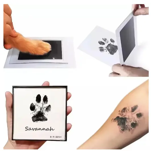 Letras De Tinta Sem Toque Para Bebês Recém Nascidos Impressão Manual Pele Kits De Mão e Pé JH