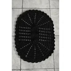 tapete em croche oval