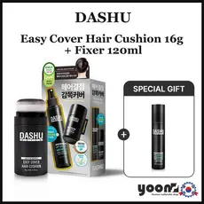 [DASHU] Almofada De Cabelo Diária Fácil De Cobrir 16g + Fixador 120ml_da Coreia