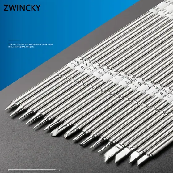 Frete Grátis T12 Pontas De Ferro De Solda Elétrica T12-K B2 BC2 ILS JL02 D24 KF Para Kits De Estação Hakko fx951 DIY