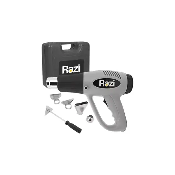 Soprador Térmico Ar Quente C/ Maleta e Acessórios 1500/2000w 300 À 550°c - Razi