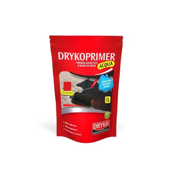 Primer Manta Liquida Asfáltico 1Lt (emulsão Asfáltica) Dryko