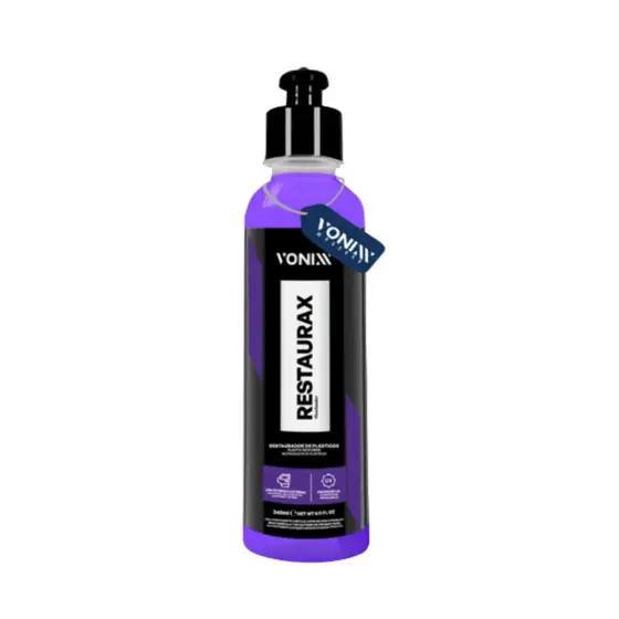 Restaurador De Plásticos Automotivos Restaurax 240ml Vonixx