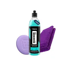 Kit Makker 2.0 Maquiador Automotivo Cobre Riscos + Pano Microfibra 40x40cm + Aplicador - Vonixx