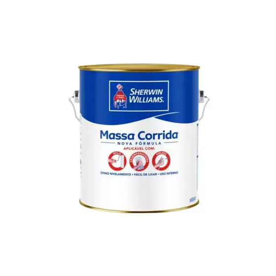 Massa Corrida Pva 1,5 Kg Sherwin Williams - Branco