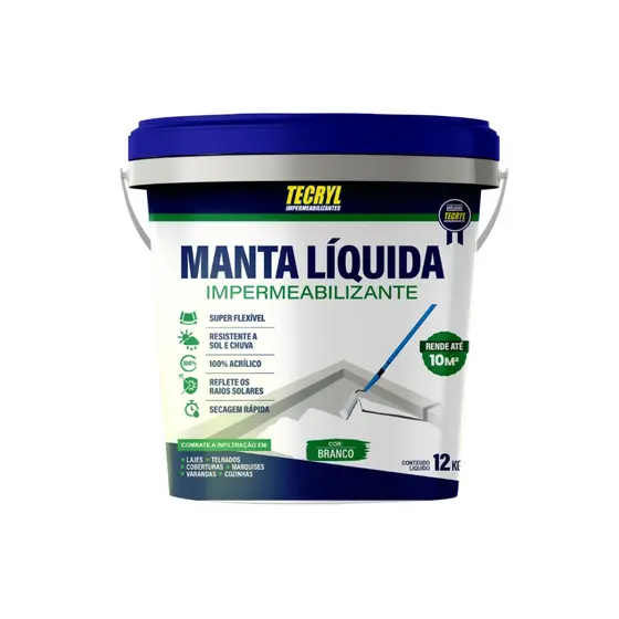 Manta Liquida Impermeabilizante Emborrachada Ultra Uv Tecryl