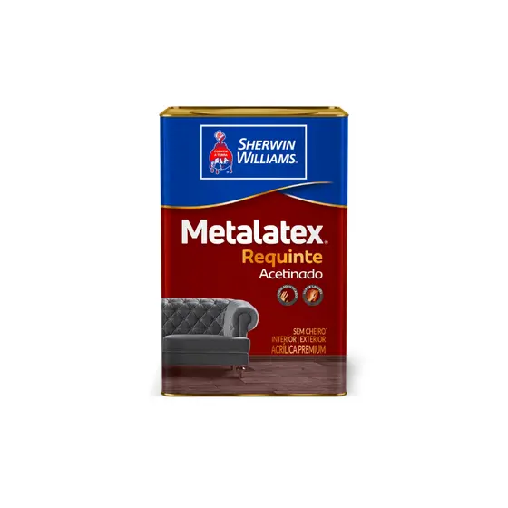 Tinta Metalatex 18l Requinte Acetinado Branco