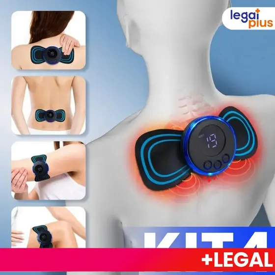 Mini Massageador Relaxante Muscular Portátil Elétrico Recarregável