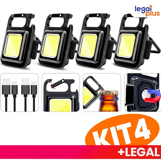 Mini Lanterna Com led Portátil/USB Recarregável Iuminação ajustavél 3 Modos De Luz Lanternas De Chaveiro E Abridor
