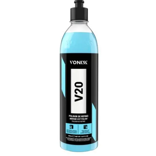Polidor De Refino V20 Para Verniz Asiático ou Macios 500ml Vonixx