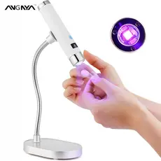 ANGNYA Ai Sensor Lâmpada Para Unhas UV LED Mini Recarregável Sem Fio Mesa E Luz De Secagem Portátil
