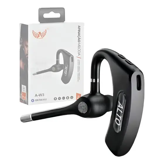 Fone De Ouvido Bluetooth Bidirecional Com Microfone Altomex