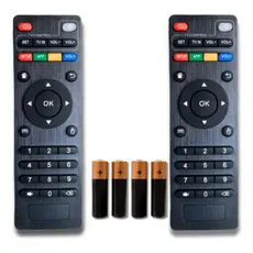 2 x Controle Remoto Universal Infravermelho 7490 + Pilhas