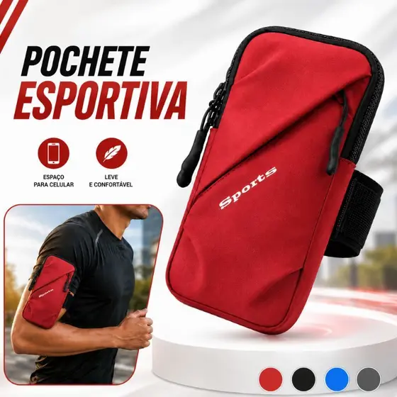 Bolsa Para Celular De Corrida Esportiva Pulso Feminino De Ao Ar Livre Braço Masculino