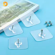 Kit 20 Gancho Adesivo Multiuso para Pendurar Quadros Utensílios De Cozinha e Banheiro sem Parafuso